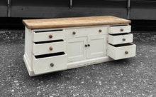 Load image into Gallery viewer, LARGE ANTIQUE 19th CENTURY ENGLISH PINE &amp; PAINTED DRESSER BASE, c1900
