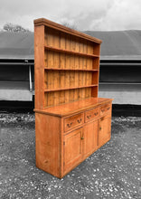 Load image into Gallery viewer, LARGE ANTIQUE 19th CENTURY ENGLISH PINE DRESSER, c1900
