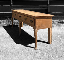 Load image into Gallery viewer, LARGE ANTIQUE 19th CENTURY ENGLISH OAK DRESSER BASE, c1880
