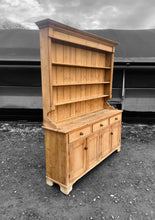 Load image into Gallery viewer, LARGE ANTIQUE 19th CENTURY ENGLISH PINE DRESSER, c1900
