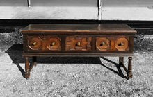 Load image into Gallery viewer, ANTIQUE 18th CENTURY ENGLISH OAK JACOBEAN DRESSER BASE, c1800
