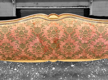 Load image into Gallery viewer, ANTIQUE 19th CENTURY FRENCH ORNATE SUPER KING SIZE UPHOLSTERED BED FRAME, c1900
