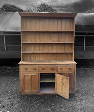 Load image into Gallery viewer, LARGE ANTIQUE 19th CENTURY ENGLISH PINE DRESSER, c1900
