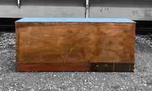 Load image into Gallery viewer, LARGE 20th CENTURY ENGLISH PINE PAINTED BANK OF 9 DRAWERS
