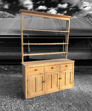 Load image into Gallery viewer, LARGE ANTIQUE 19th CENTURY ENGLISH PINE DRESSER, c1900
