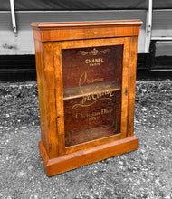 Load image into Gallery viewer, ANTIQUE 19th CENTURY FRENCH BURR WALNUT &amp; GLAZED DISPLAY CABINET, c1900
