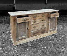 Load image into Gallery viewer, ANTIQUE 19TH CENTURY ENGLISH PINE DRESSER BASE SIDEBOARD, c1900
