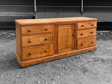 Load image into Gallery viewer, LARGE ANTIQUE 19th CENTURY ENGLISH PINE DRESSER BASE, c1900
