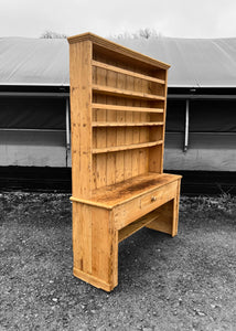 ANTIQUE 19th CENTURY ENGLISH PINE DRESSER, c1900