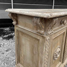 Load image into Gallery viewer, ANTIQUE 19th CENTURY FRENCH ORNATE OAK PAINTED SIDEBOARD, c1900
