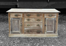 Load image into Gallery viewer, ANTIQUE 19TH CENTURY ENGLISH PINE DRESSER BASE SIDEBOARD, c1900
