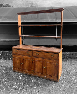 ANTIQUE 19th CENTURY ENGLISH PINE DRESSER, c1900