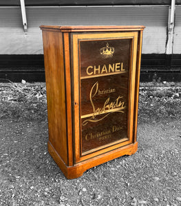 ANTIQUE 19th CENTURY OAK & GLAZED DISPLAY CABINET, c190