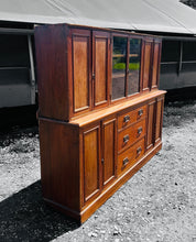 Load image into Gallery viewer, LARGE ANTIQUE 19th CENTURY ENGLISH PITCH PINE DRESSER, c1900
