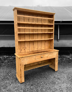 ANTIQUE 19th CENTURY ENGLISH PINE DRESSER, c1900