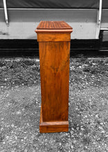 Load image into Gallery viewer, ANTIQUE 19th CENTURY FRENCH BURR WALNUT &amp; GLAZED DISPLAY CABINET, c1900
