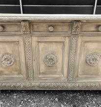 Load image into Gallery viewer, ANTIQUE 19th CENTURY FRENCH ORNATE OAK PAINTED SIDEBOARD, c1900
