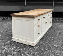 Load image into Gallery viewer, LARGE ANTIQUE 19th CENTURY ENGLISH PINE &amp; PAINTED DRESSER BASE, c1900
