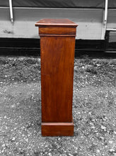 Load image into Gallery viewer, ANTIQUE 19th CENTURY ENGLISH WALNUT &amp; GLAZED DISPLAY CABINET, c1900
