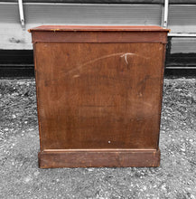 Load image into Gallery viewer, ANTIQUE 19th CENTURY ENGLISH WALNUT &amp; GLAZED DISPLAY CABINET, c1900
