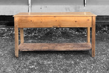 Load image into Gallery viewer, ANTIQUE 19th CENTURY ENGLISH PINE POTBOARD DRESSER BASE, c1900
