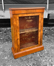 Load image into Gallery viewer, ANTIQUE 19th CENTURY FRENCH BURR WALNUT &amp; GLAZED DISPLAY CABINET, c1900
