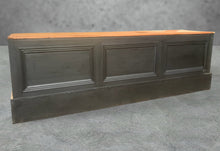 Load image into Gallery viewer, LARGE ANTIQUE 19th CENTURY ENGLISH PINE &amp; BLACK PAINTED SHOP COUNTER, c1880
