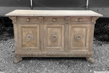 Load image into Gallery viewer, ANTIQUE 19th CENTURY FRENCH ORNATE OAK PAINTED SIDEBOARD, c1900
