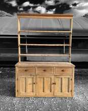 Load image into Gallery viewer, LARGE ANTIQUE 19th CENTURY ENGLISH PINE DRESSER, c1900
