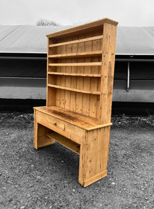 ANTIQUE 19th CENTURY ENGLISH PINE DRESSER, c1900