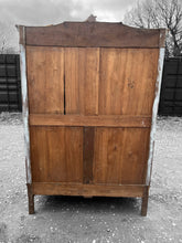Load image into Gallery viewer, ANTIQUE 19th CENTURY ORNATR OAK &amp; PAINTED DOUBLE ARMOIRE, c1900
