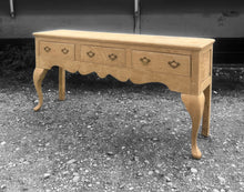 Load image into Gallery viewer, ANTIQUE 19th CENTURY ENGLISH LIGHT OAK DRESSER BASE, c1920
