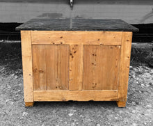 Load image into Gallery viewer, ANTIQUE 19TH CENTURY FRENCH PINE &amp; MARBLE TOPPED CUPBOARD, c1900
