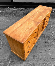 Load image into Gallery viewer, LARGE ANTIQUE 19th CENTURY ENGLISH PINE DRESSER BASE, c1900
