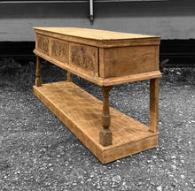 Load image into Gallery viewer, LARGE ANTIQUE 19th CENTURY FRENCH OAK POTBOARD DRESSER BASE, c1880
