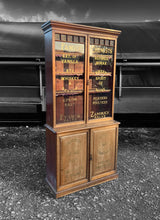 Load image into Gallery viewer, ANTIQUE 19th CENTURY ENGLISH OAK &amp; GLAZED APOTHECARY STYLE DRESSER, c1900
