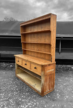 Load image into Gallery viewer, LARGE ANTIQUE 19th CENTURY ENGLISH PINE DRESSER, c1900
