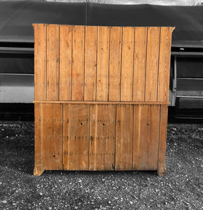 LARGE ANTIQUE 19th CENTURY IRISH PINE DRESSER, c1900