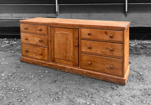 Load image into Gallery viewer, LARGE ANTIQUE 19th CENTURY ENGLISH PINE DRESSER BASE, c1900
