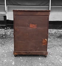 Load image into Gallery viewer, ANTIQUE 19th CENTURY EBONISED  &amp; GLAZED DISPLAY CABINET, c1900
