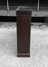 Load image into Gallery viewer, LARGE ANTIQUE 19th CENTURY FRENCH OAK &amp; GLAZED DISPLAY CABINET, c1900
