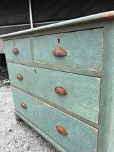 Load image into Gallery viewer, ANTIQUE 19th CENTURY ENGLISH PINE PAINTED CHEST OF DRAWERS, c1900
