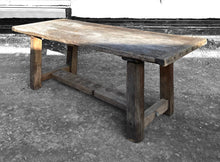 Load image into Gallery viewer, ANTIQUE 19th CENTURY FRENCH RUSTIC OAK REFECTORY TABLE, c1900
