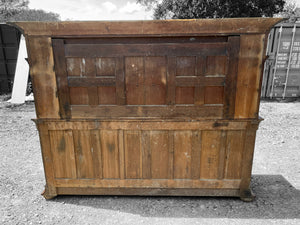 LARGE ANTIQUE 19th CENTURY SPANISH OAK DRESSER, c1900