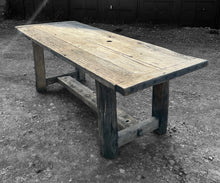 Load image into Gallery viewer, ANTIQUE 19th CENTURY FRENCH RUSTIC OAK REFECTORY TABLE, c1900
