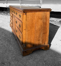 Load image into Gallery viewer, ANTIQUE 19th CENTURY GEORGIAN ENGLISH COUNTRY OAK DRESSER BASE, c1830
