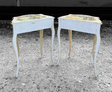 Load image into Gallery viewer, ANTIQUE 20th CENTURY PAIR OF ITALIAN VENETIAN ORIGINAL PAINTED BEDSIDE TABLES, c1920
