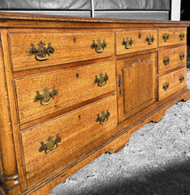 Load image into Gallery viewer, ANTIQUE 19th CENTURY GEORGIAN ENGLISH COUNTRY OAK DRESSER BASE, c1830
