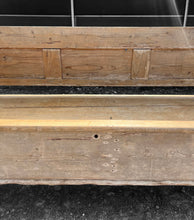 Load image into Gallery viewer, LARGE ANTIQUE 19th CENTURY EUROPEAN BLEACHED PINE BENCH SEAT, c1900
