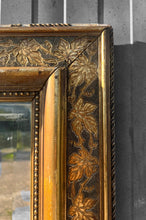 Load image into Gallery viewer, ANTIQUE 19th CENTURY FRENCH GILTWOOD OVERMANTLE WALL MIRROR, c1900
